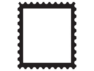  POSTAL STAMP SILHOUETTE