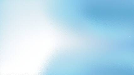 Abstract blue and white foil texture, metallic gradient background, glass effect. Vector illustration