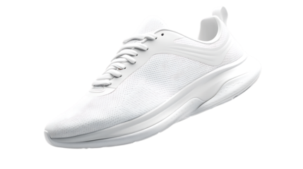 white running sneakers mockup png 