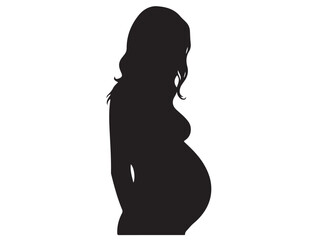  PREGNANT WOMAN SILHOUETTE