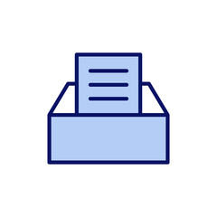 Archive folders icon vector. Document vector icon. Archive storage icon.