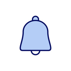 Bell icon vector. Notification sign and symbol for web site design