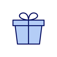 Gift icon vector. gift sign and symbol. birthday gift