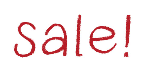 Sale lettering Handwritten word Modern brush calligraphy Template for marketing ad, print, web, banner, poster, flyer Ink illustration