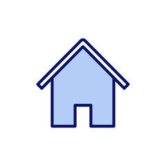 House icon vector. Home sign and symbol