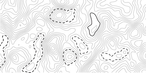  Abstract mountain terrain map background with abstract shape line texture. Design illustration for wall art, fabric, packaging, web, banner, wallpaper. Topographic map pattern background vector