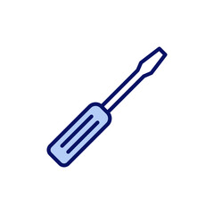 Screwdriver icon vector.tools sign and symbol