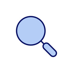Search icon vector. search magnifying glass sign and symbol