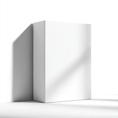 Blank White Box Mockup - Minimalist Product Packaging