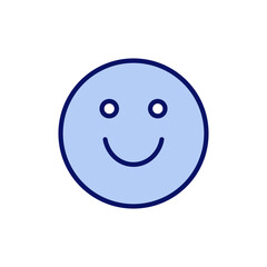 Smile icon vector. smile emoticon icon. feedback sign and symbol