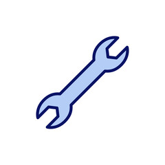 Wrench icon vector. repair icon. tools sign and symbol