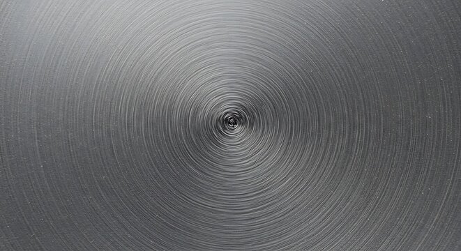 Close-Up of Circular Metallic Spiral Texture with Subtle Details
