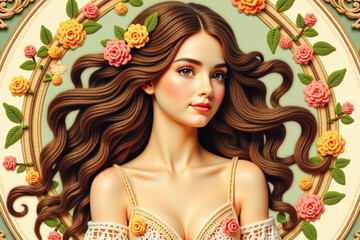Top Art Nouveau Style illustrations 