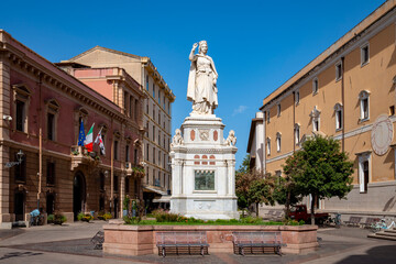 Fototapeta premium Medieval Architecture and Landmarks in Oristano, Italy