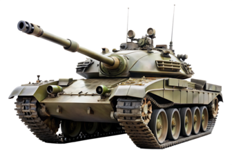   tank isolated on white background PNG, AI GENERATED