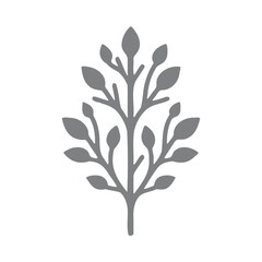 Silhouette of tree branch

