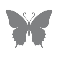 Silhouette of butterfly

