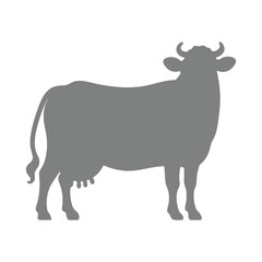 Silhouette of cow

