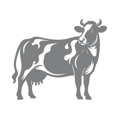 Silhouette of cow

