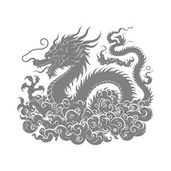 Silhouette of dragon

