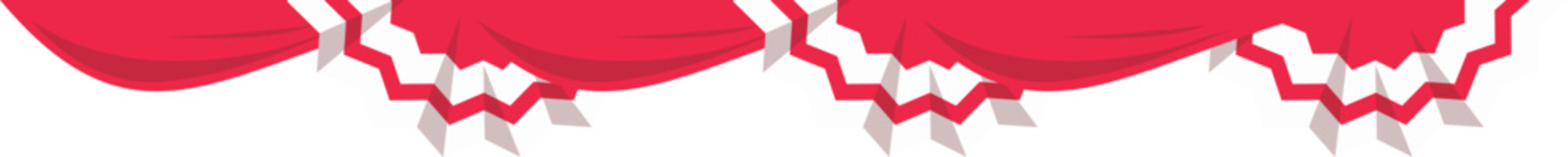 Indonesia Flag Curtain Header 