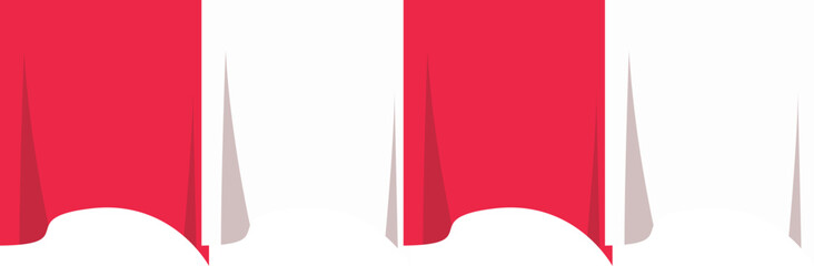 Indonesia Flag Curtain Header 