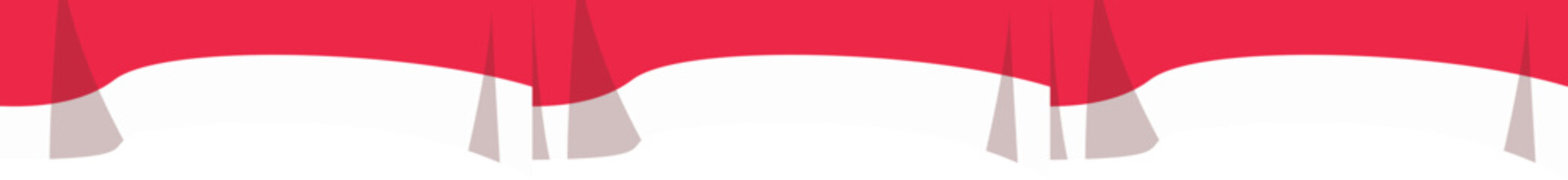 Indonesia Flag Curtain Header 