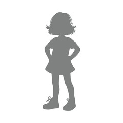 Silhouette of girl

