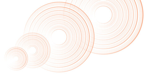 Abstract Computer technology background. network visual connection. blue minimal circular abstract dynamic lines isolated on blue background. Future technology banner concept. vector illustration.