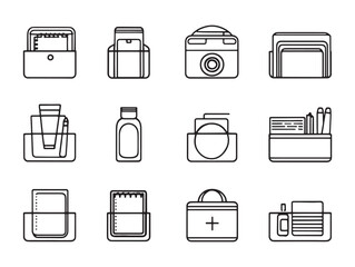 Repurposed Tin Can Organizers Ultra Minimalist Set