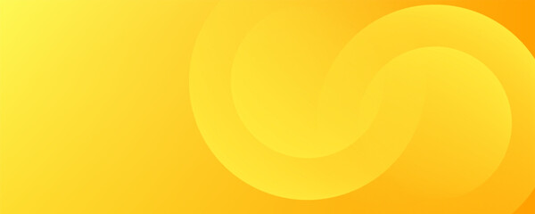 Banner background. Full color, orange gradient, and geometric effect. Circles. Abstract. Modern.