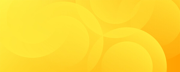 Banner background. Full color, orange gradient, and geometric effect. Circles. Abstract. Modern.