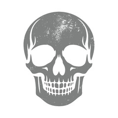 Silhouette of skull

