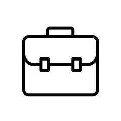 Briefcase - business bag - vector icon