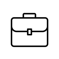 Naklejka na ściany i meble Briefcase - business bag - vector icon