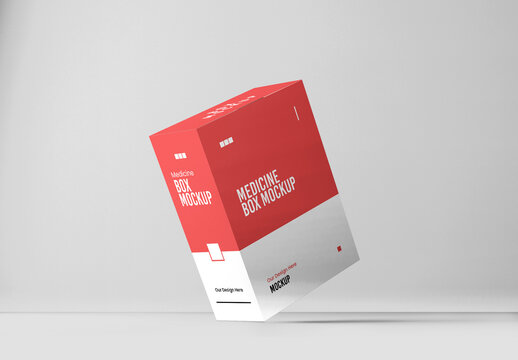 Medicine Box Mockup