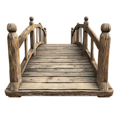 Fototapeta premium wooden bridge png