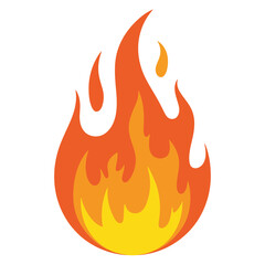 fire flames vector illustration