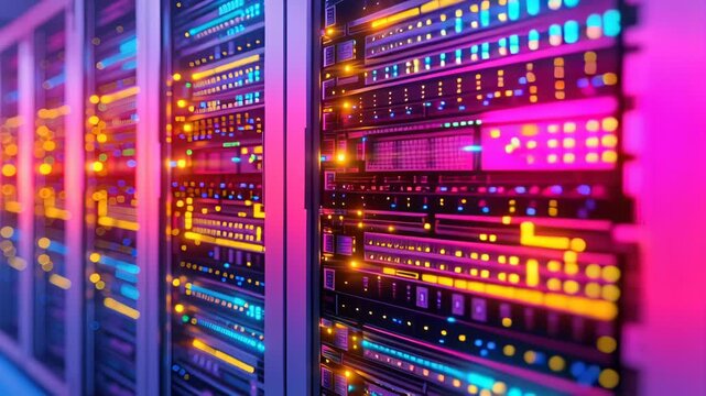 Futuristic hyperscale data center with advanced architecture, featuring liquid cooling systems and energy-efficient designs, high-tech sustainable infrastructure - Powered by Adobe