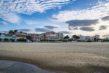 Obraz premium Marina and Beach in Arcachon, Gironde, France, Europe