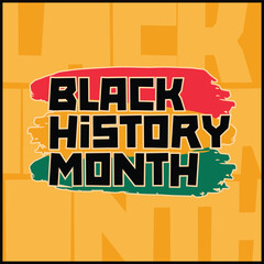 Obraz premium vector illustration black history month
