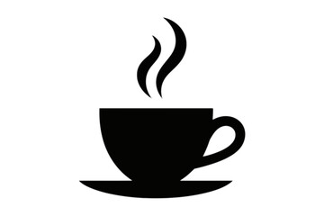 Steaming Coffee Cup saucer