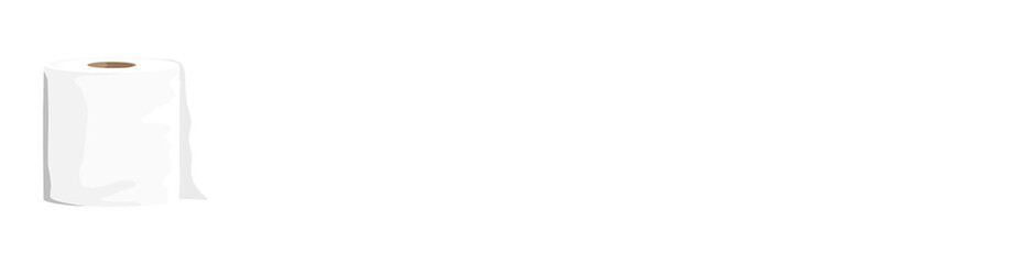 Toilet paper  banner  png, transparent background