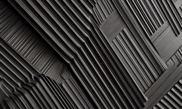 Abstract Black and Gray Geometric Texture Background