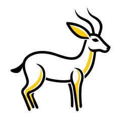 Fototapeta premium Antelope Icon