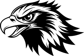 Fototapeta premium eagle head tattoo