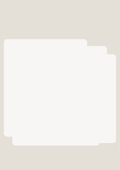 Beige frame clipart vector