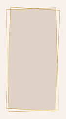 Pink feminine frame phone wallpaper vector