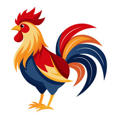 rooster vector illustration