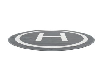 Helipad Landing Zone A Detailed View